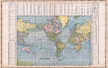 World Map, Rock Island County 1905 Microfilm and Orig Mix